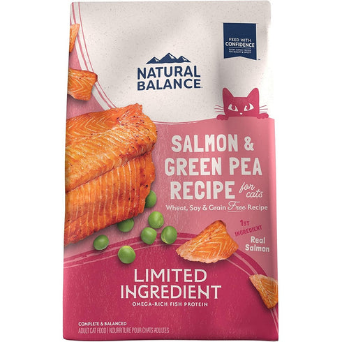 Natural Balance Grain Free Salmon & Green Pea Formula Dry Cat Food 4lb - Poudre Pet and Feed Supply